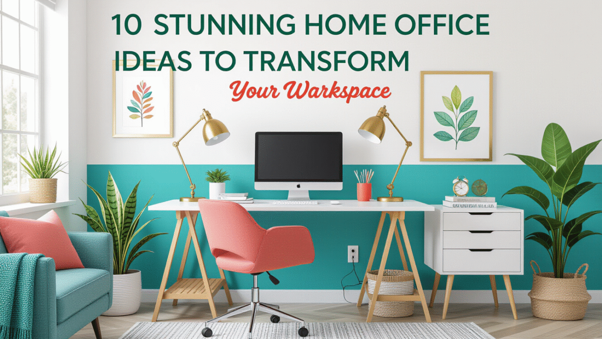 10 Stunning Home Office Decor Ideas to Transform Your Workspace