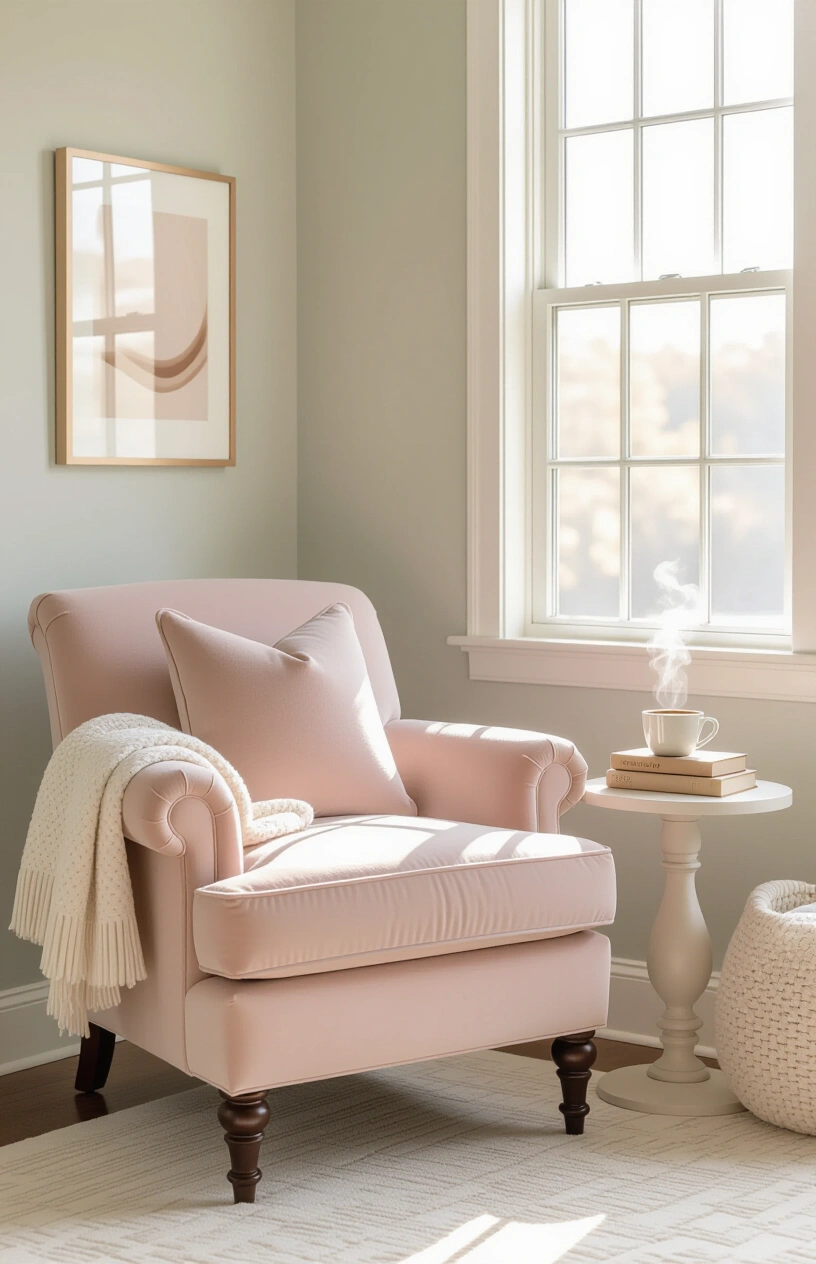 Create Your Dream Bedroom Sanctuary: 15 Calming Decor Ideas - Cozy Reading Nook with a Plush Armchair