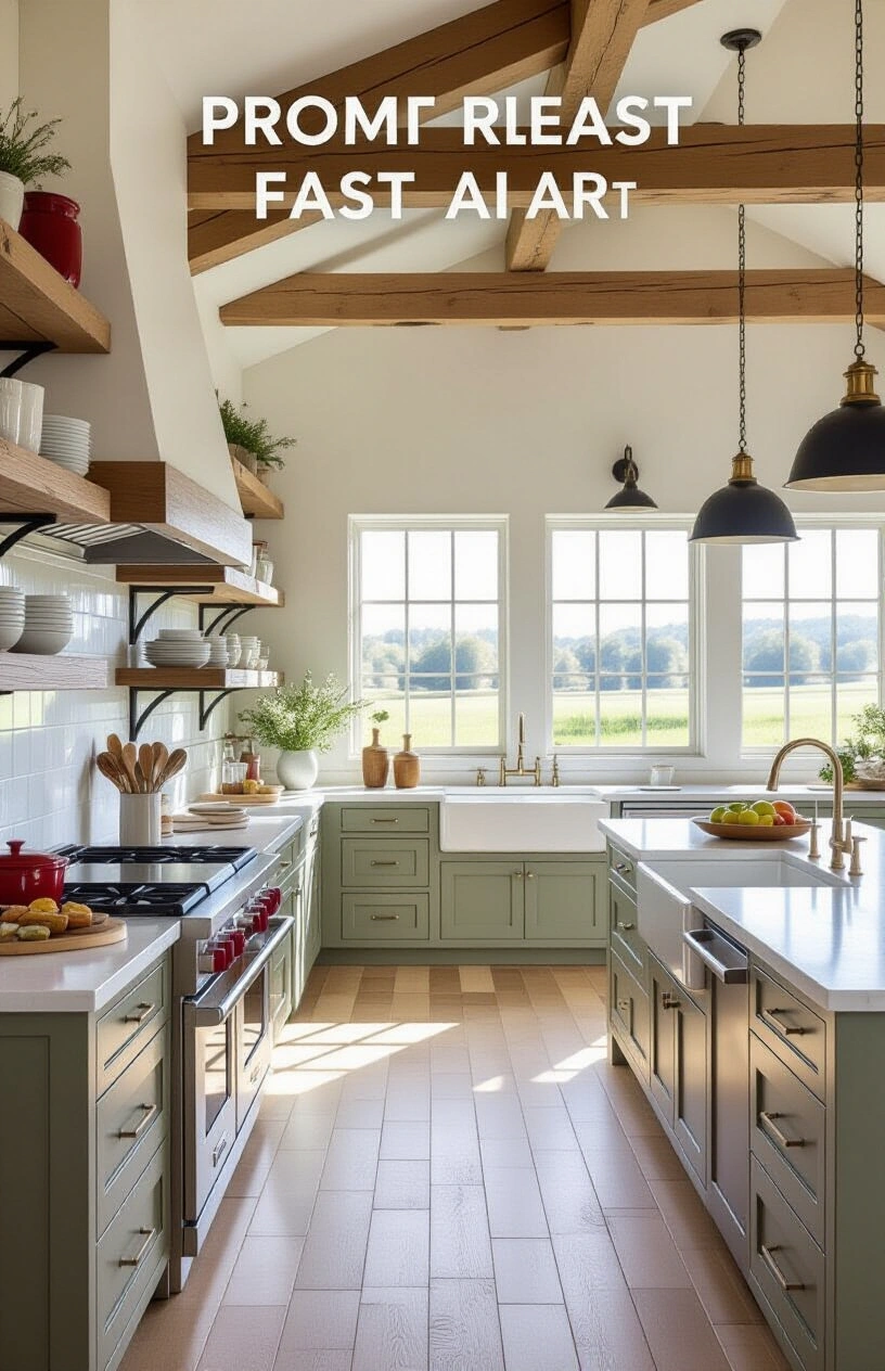 How to Style Your Open Shelving in the Kitchen (20 ideas) - Displaying Unique Kitchen Utensils as Art