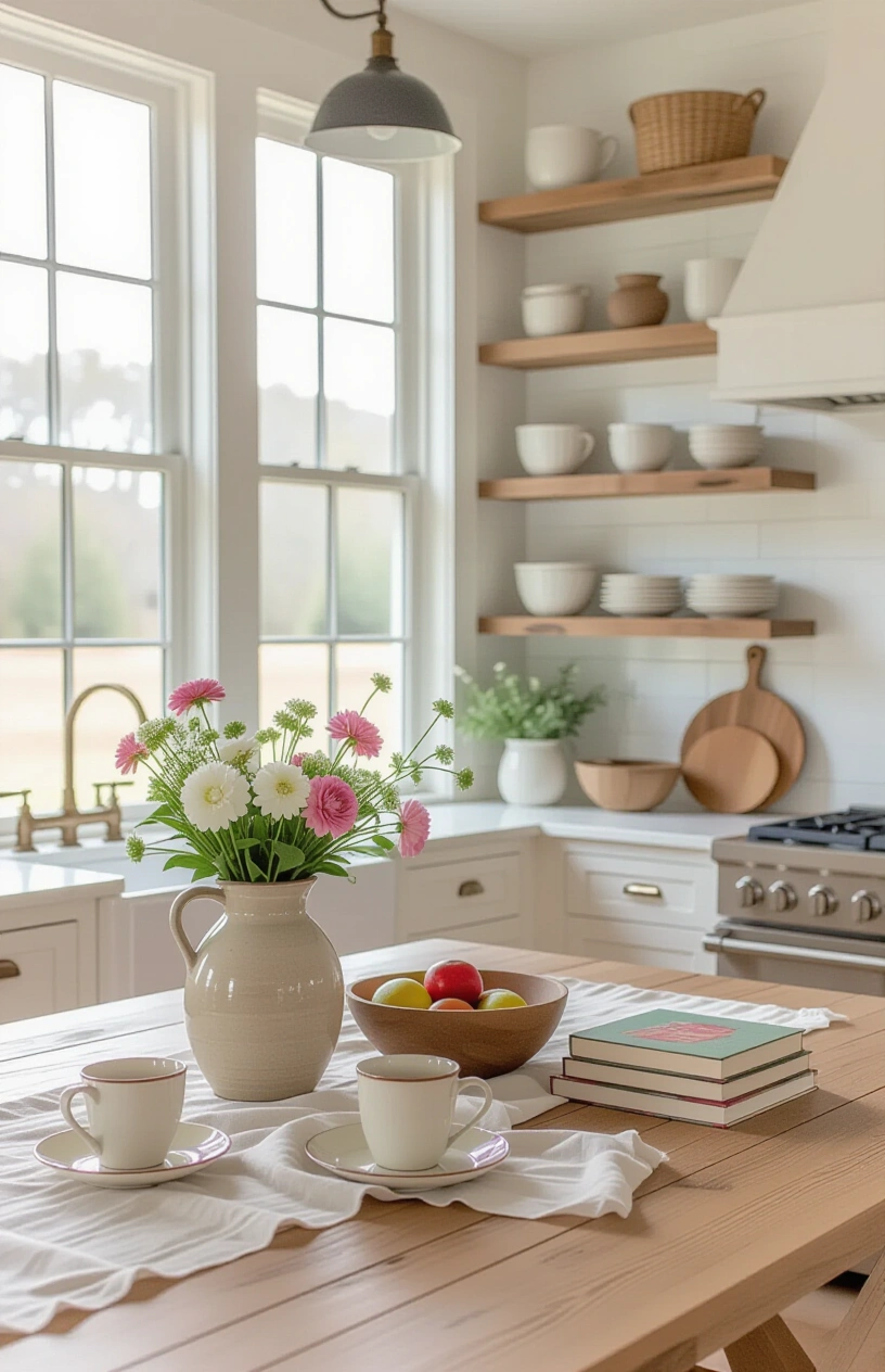 How to Style Your Open Shelving in the Kitchen (20 ideas) - Showcasing Heirloom Pieces with Sentimental Value